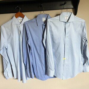 Brooks Brothers Mens Regent Dress Shirt -3 pack